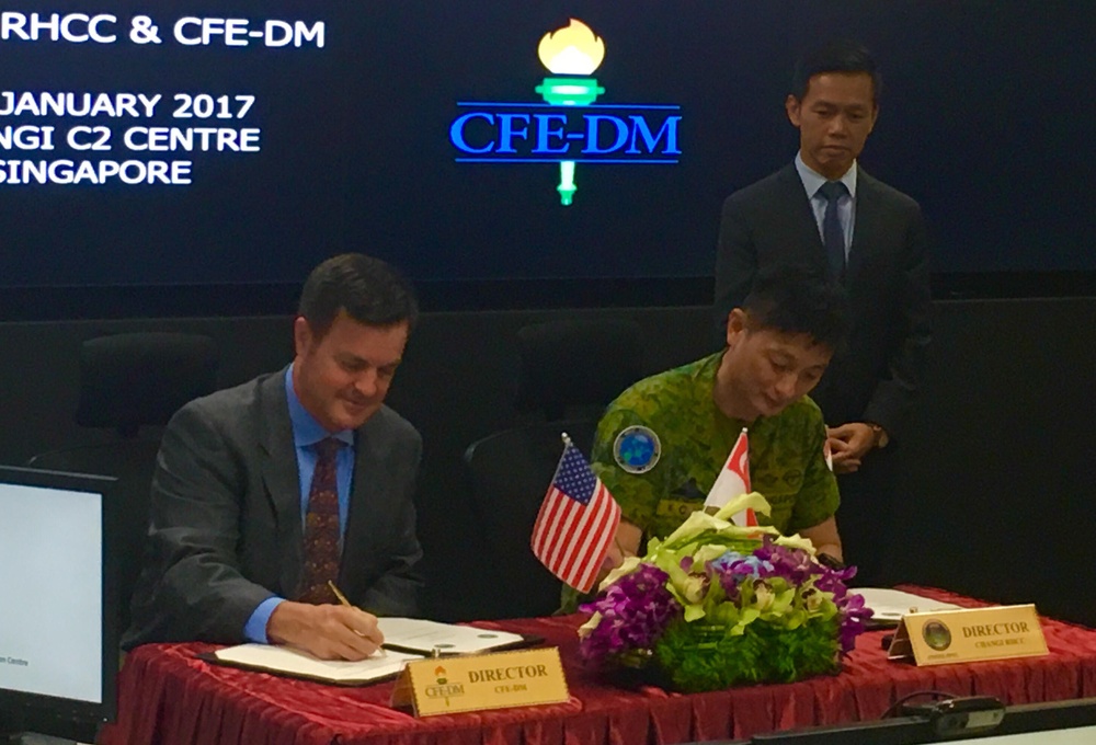 CFE-DM, Changi RHCC sign MOU for disaster management