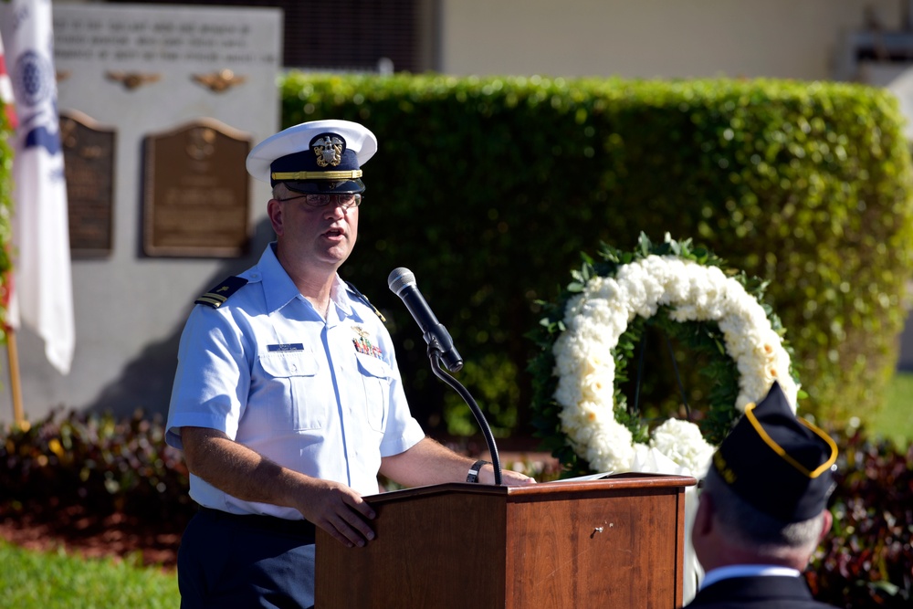 Chaplain gives key note speech at Coast Guard remembrance ceremony
