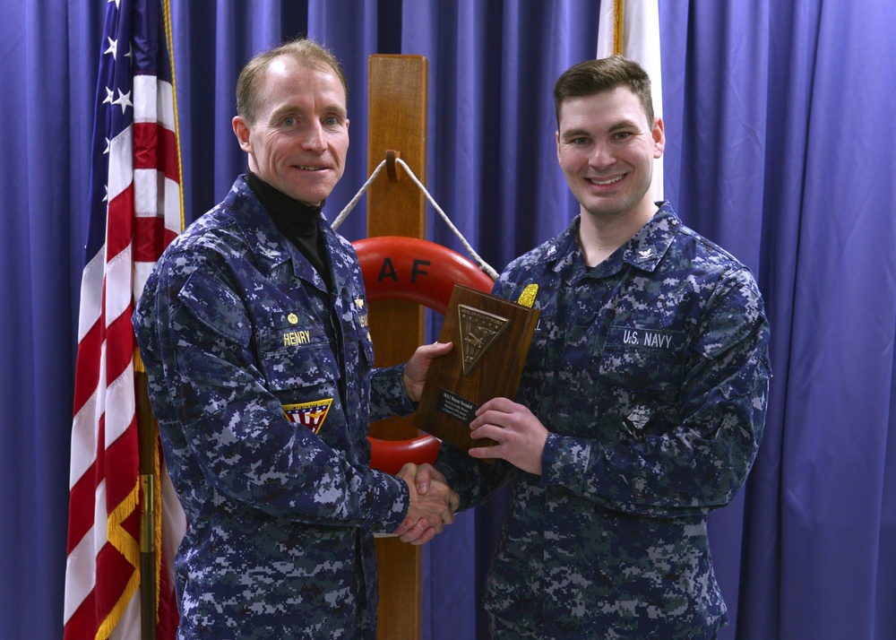 Naval Air Facility Misawa Award Blue Jacket of the Quarter