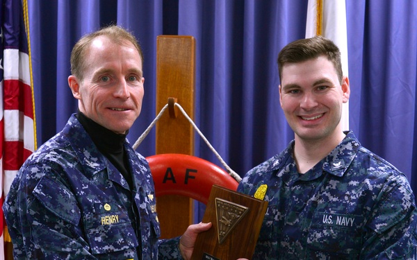 Naval Air Facility Misawa Award Blue Jacket of the Quarter