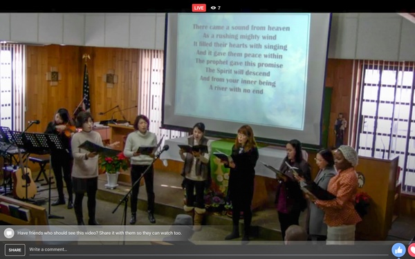 Login and Worship, the Only U.S. Navy Korea Chapel is Now Live
