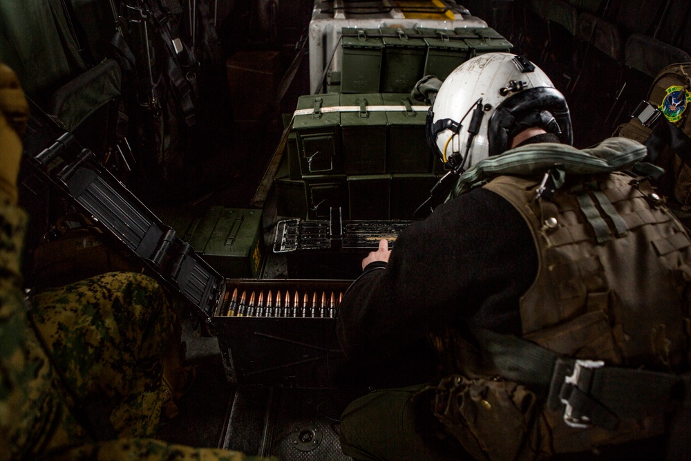 HMH-464 Marines engage Course of Fire during Exercise Frigid Condor