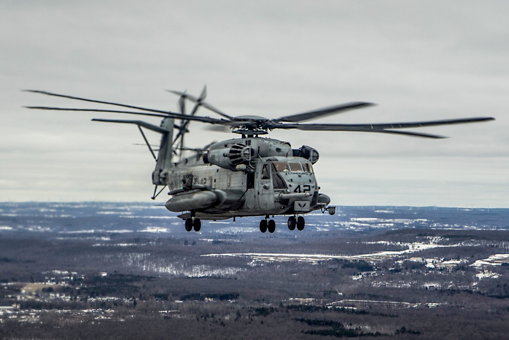 HMH-464 Marines engage Course of Fire during Exercise Frigid Condor