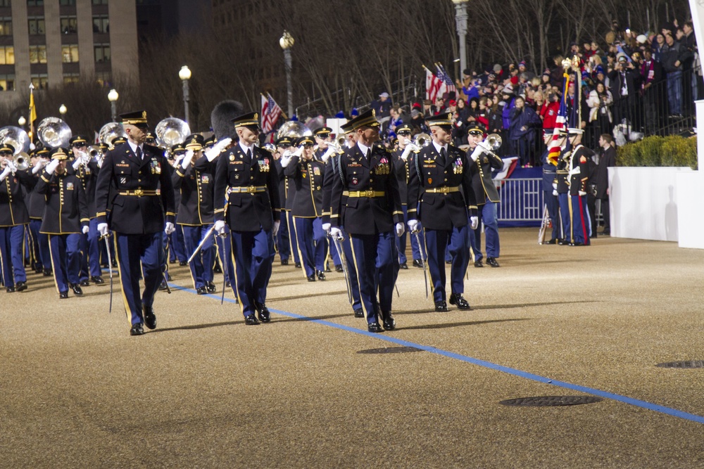 Old Guard Soldiers lend support during inauguration