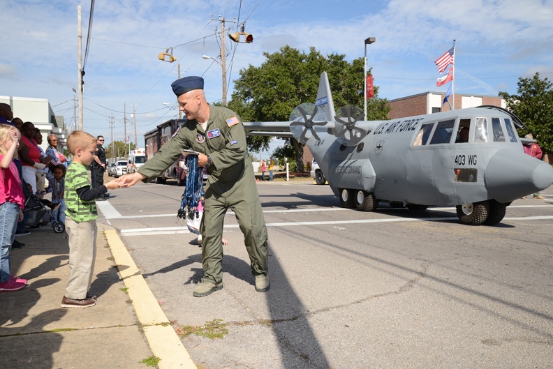 403rd Wing Rolls in Veterans Day Parade