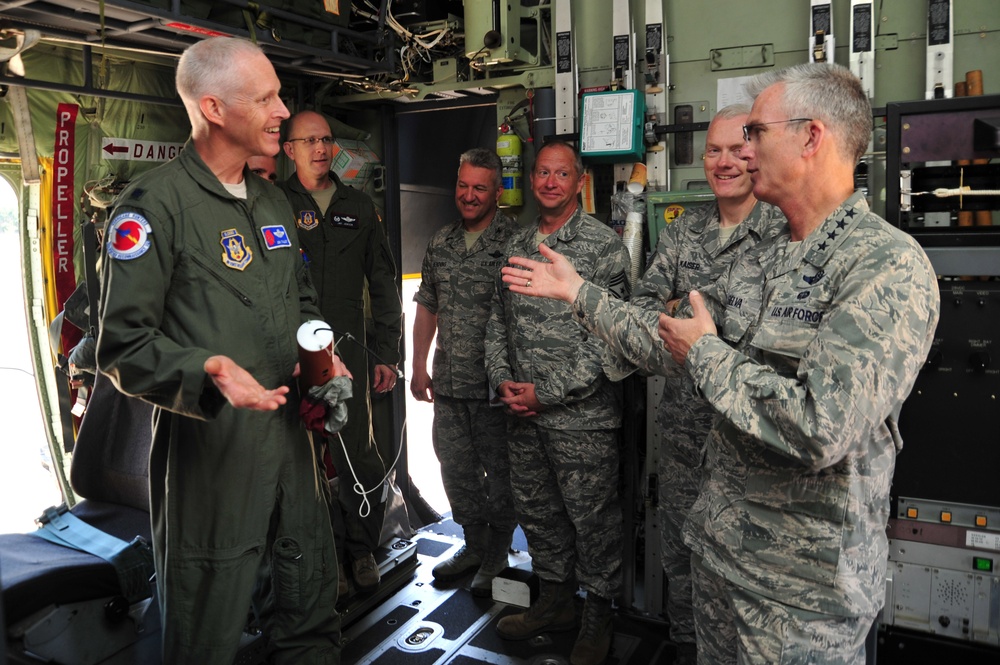 AMC commander visits Keesler Air Force Base