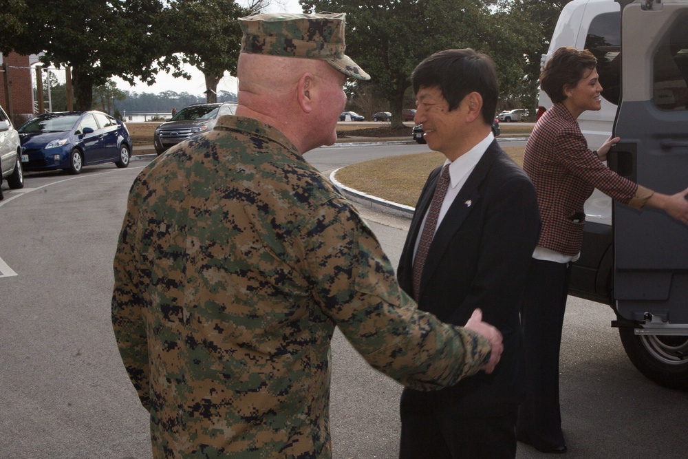 Consul General for Japan visits Camp Lejeune