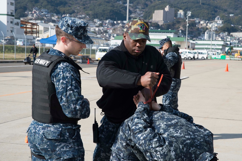 USS Bonhomme Richard (LHD 6) Ship's Self Defense Force (SSDF) Force Protection Training