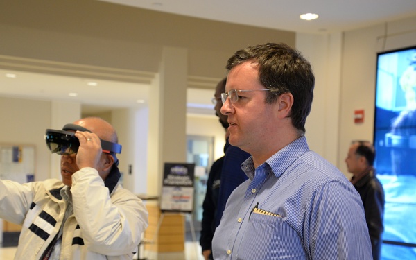 Carderock, Microsoft and Johns Hopkins representatives meet to discuss augmented reality opportunities