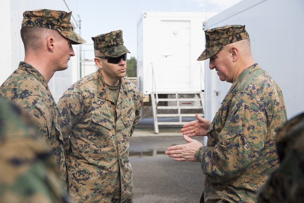 Assistant Commandant of the Marine Corps visits Camp Lejeune