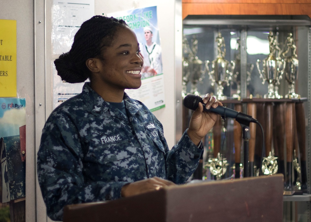 Dr. Martin Luther King Jr. Celebration aboard USS Bonhomme Richard (LHD 6)
