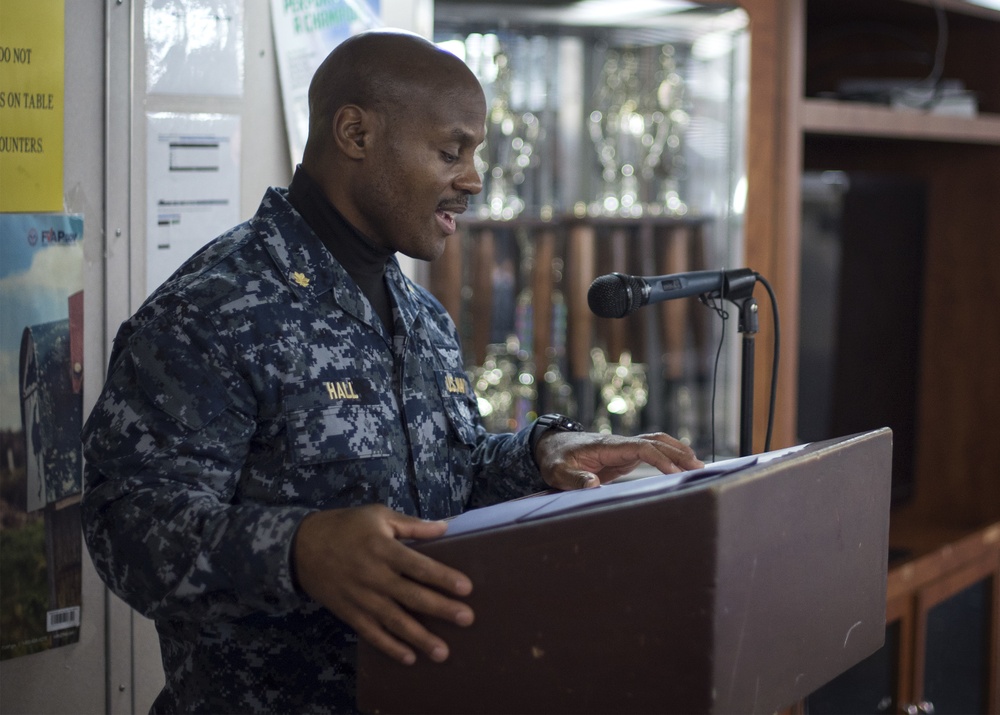 Dr. Martin Luther King Jr. Celebration aboard USS Bonhomme Richard (LHD 6)