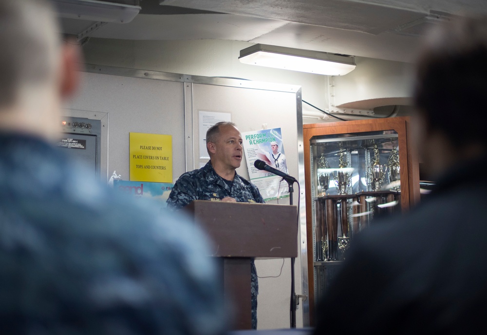 Dr. Martin Luther King Jr. Celebration aboard USS Bonhomme Richard (LHD 6)