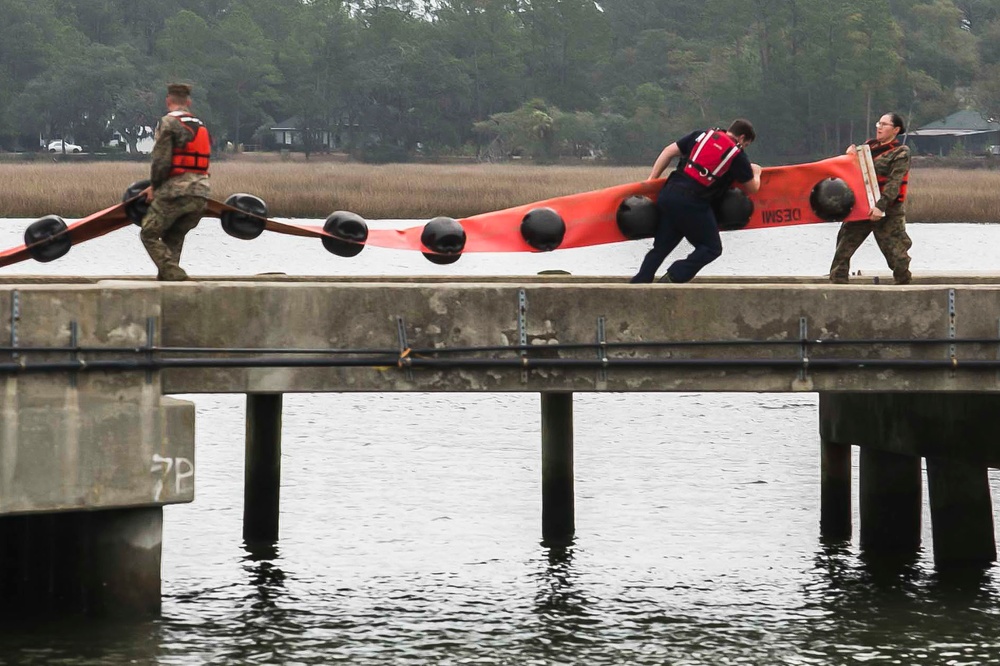 MCAS Beaufort conducts containment, cleanup after fuel spill