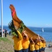 Sailors assist Squamish tribes by moving canoe out of water