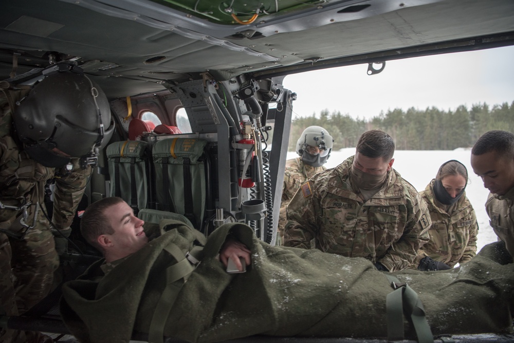 Dogs, medics take to the air