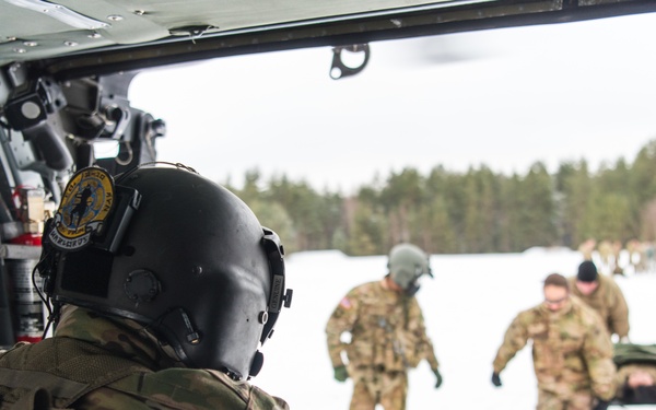 Dogs, medics take to the air
