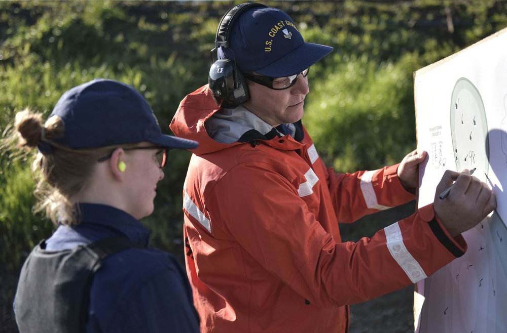 Coast Guard Station Vallejo conducts weapons training