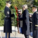 The Right Honorable Theresa May, Prime Minister of the United Kingdom, lays a wreath at the Tomb of the Unknown