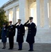 The Right Honorable Theresa May, Prime Minister of the United Kingdom, lays a wreath at the Tomb of the Unknown