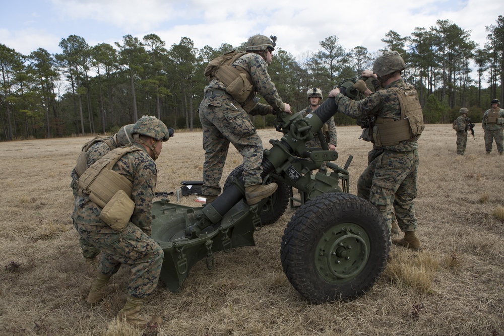 U.S. Marines with 1/10 FIREX 1-17