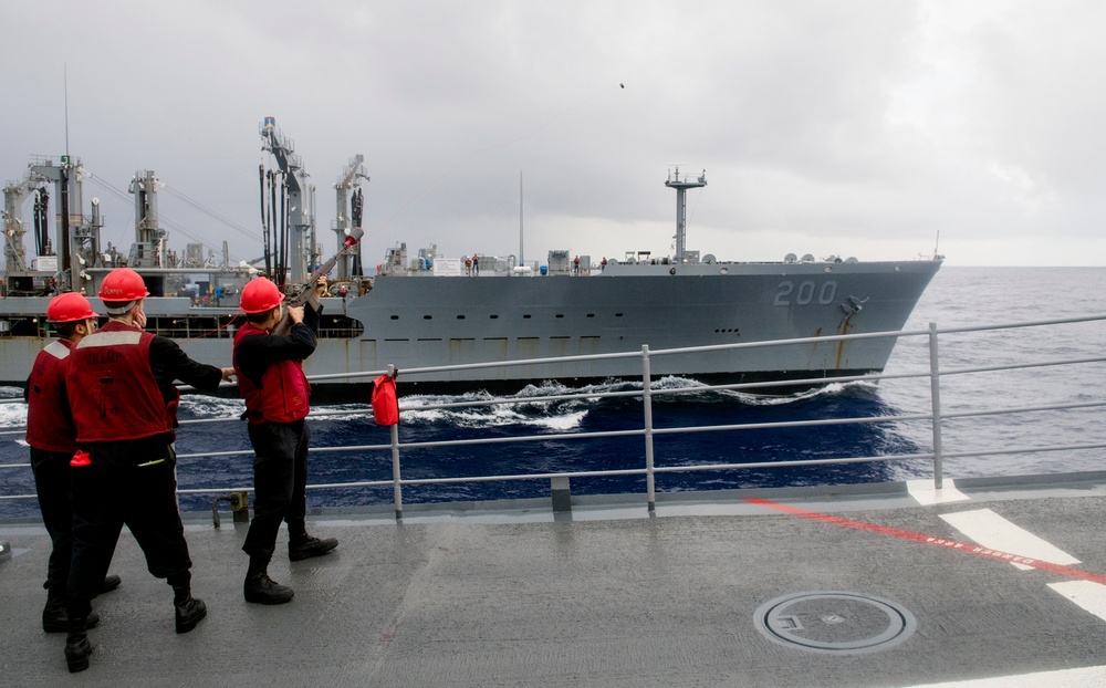 USS Lake Champlain (CG 57) Replenishment-at-Sea