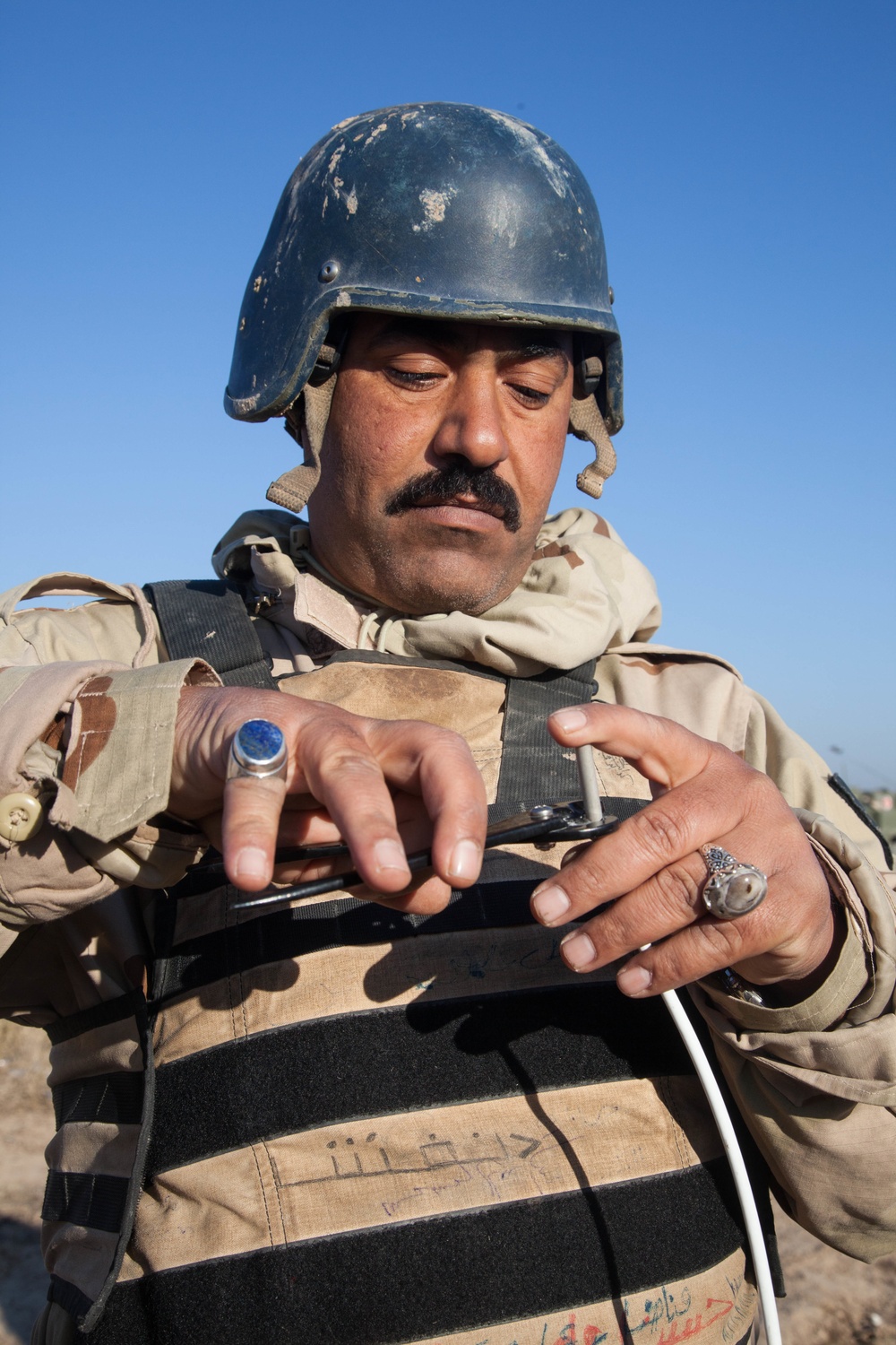 Iraqi security forces Explosives training