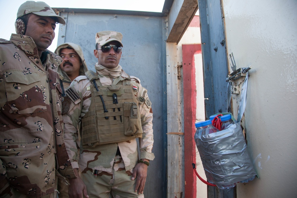 Iraqi security forces Explosives training
