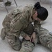 Service members at Camp Arifjan get training to save lives