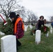 Wreaths Across America’s Wreath Retirement Day (clean up) in Arlington National Cemetery