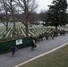 Wreaths Across America’s Wreath Retirement Day (clean up) in Arlington National Cemetery