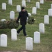 Wreaths Across America’s Wreath Retirement Day (clean up) in Arlington National Cemetery