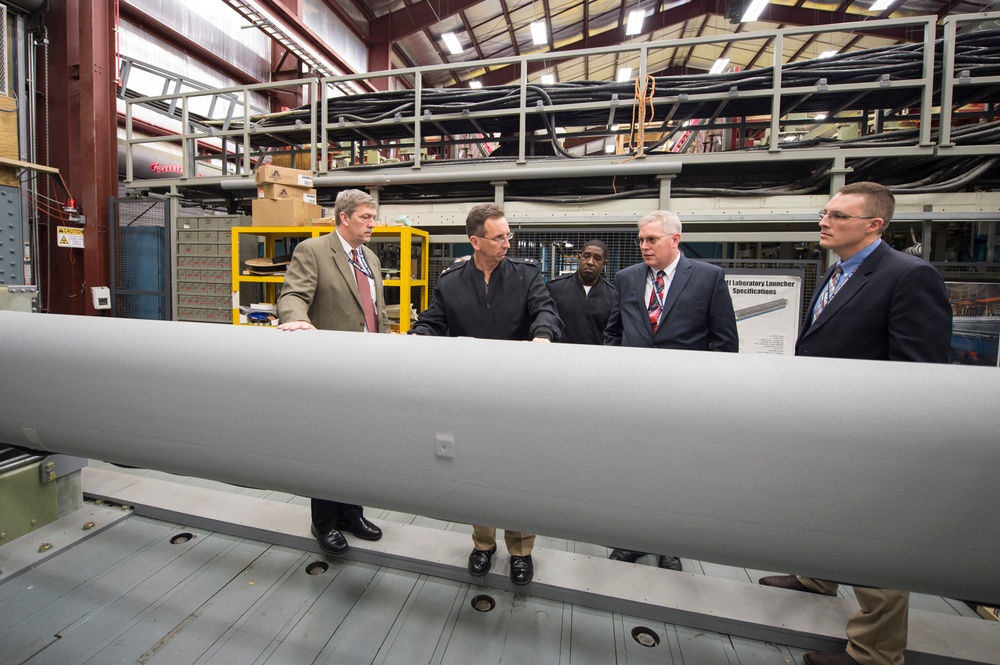 CNR Visits Railgun Site NSWC Dahlgren