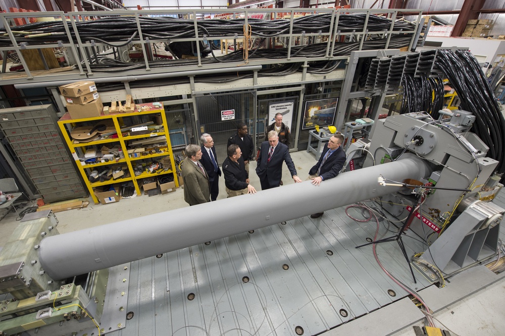 CNR Visits Railgun Site NSWC Dahlgren