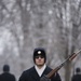 Snow blankets Arlington National Cemetery