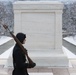 Snow blankets Arlington National Cemetery