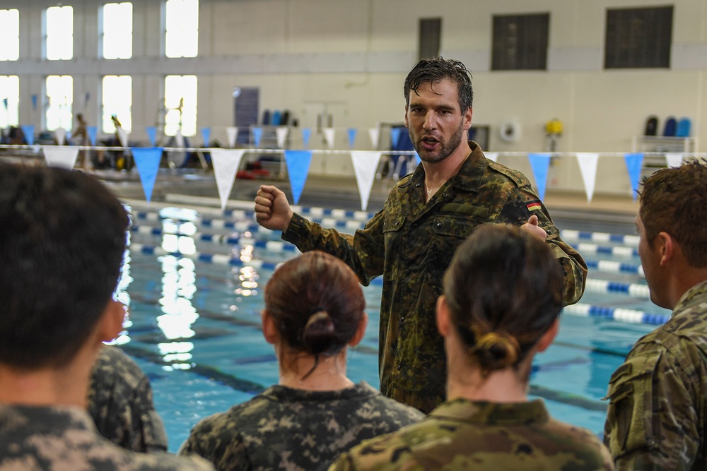 American Soldiers achieve German fitness badges at NAVSTA Mayport