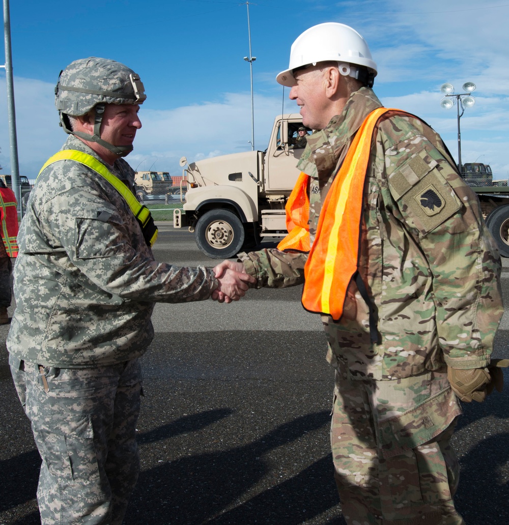 Working together: Oklahoma Guardsmen hit the road with Missouri