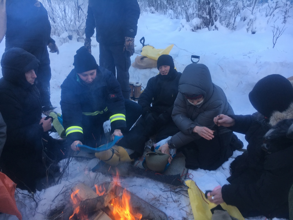 Cold weather survival training