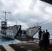 LCU 1666 conducts stern gate marriage with USS Green Bay