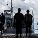 LCU 1666 conducts stern gate marriage with USS Green Bay