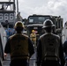 LCU 1666 conducts stern gate marriage with USS Green Bay