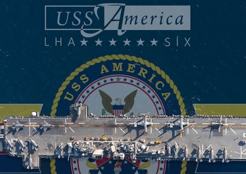 Award Binder Instert for USS America