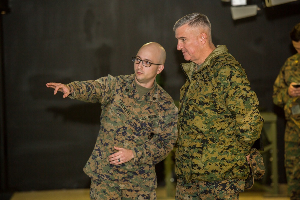 Assistant Commandant of the Marine Corps visits Camp Lejeune