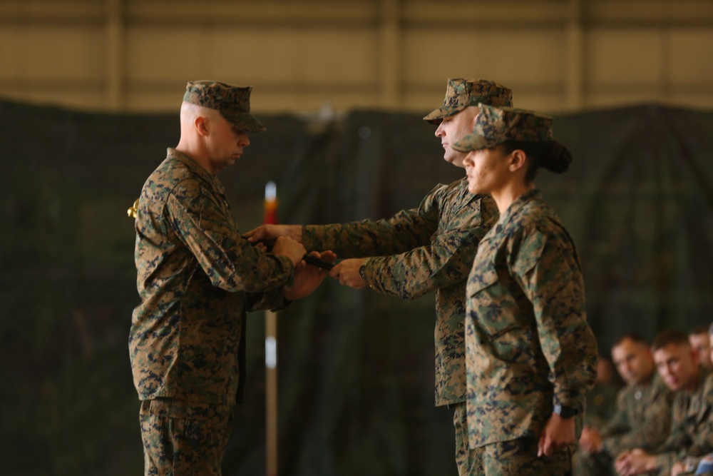 HMLA-269 welcomes new sergeant major