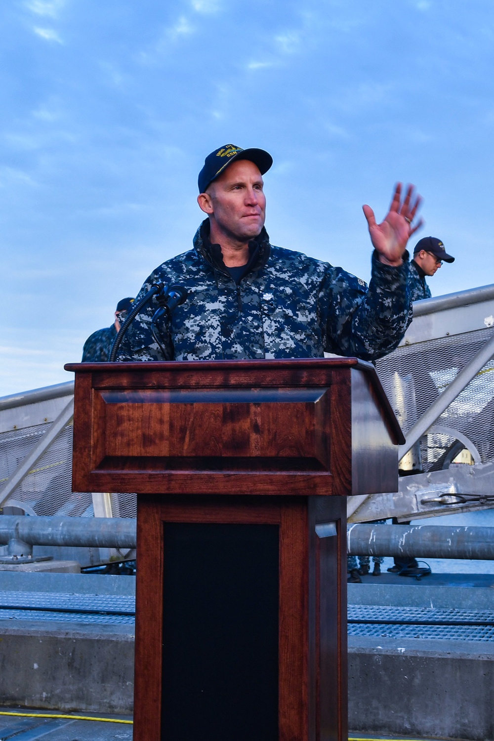 USS Olympia Visits Naval Base Kitsap-Bremerton