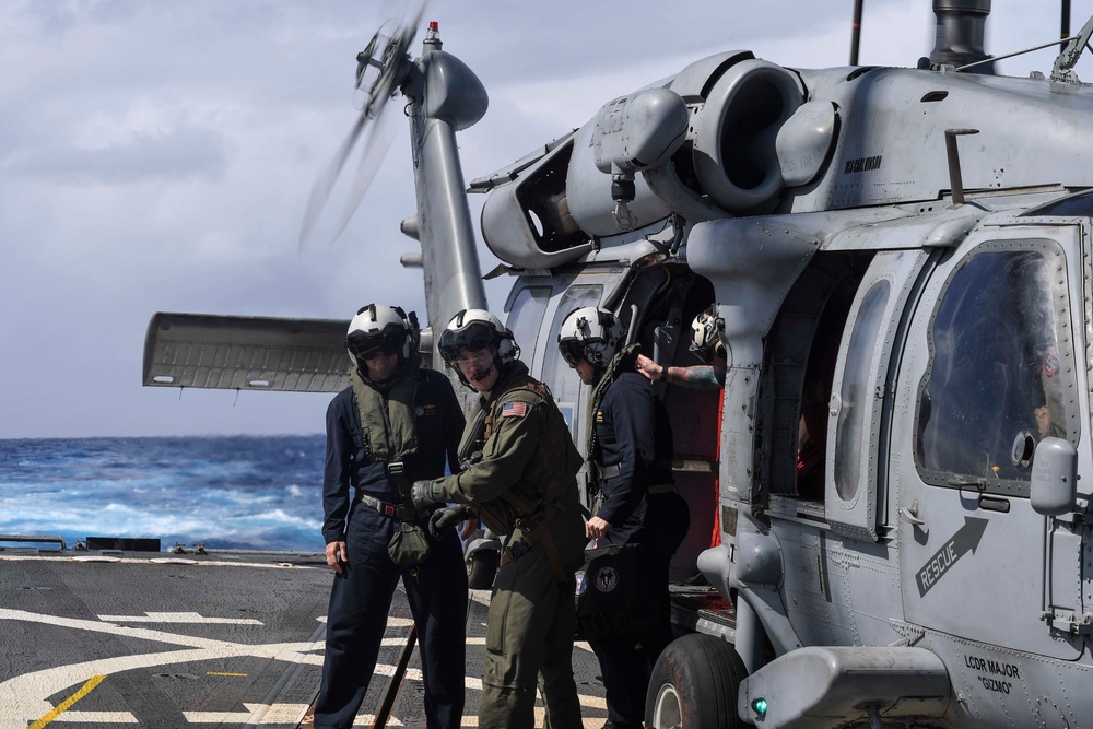 Rear Adm. James W. Kilby Visits USS Wayne E. Meyer (DDG 108)