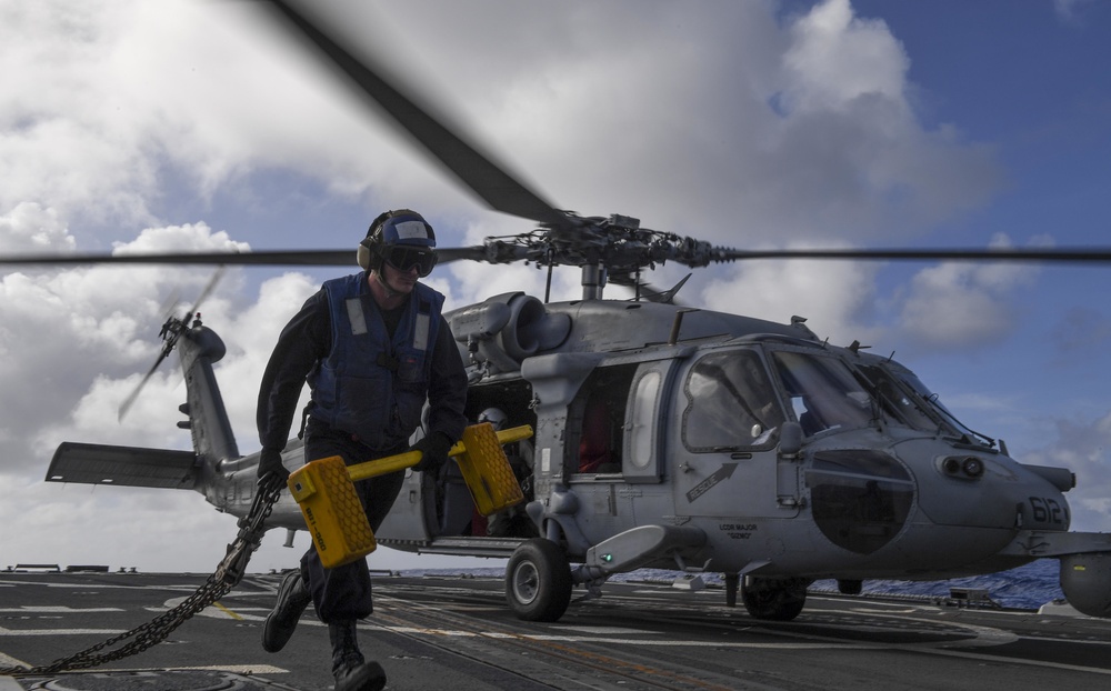 Rear Adm. James W. Kilby Visits USS Wayne E. Meyer (DDG 108)