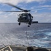 Sailors Practice for a Vertical Replenishment-at-Sea aboard USS Wayne E. Meyer (DDG 108)