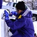 Misawa Sailors Snow Sculpt For Sapporo Snow Festival